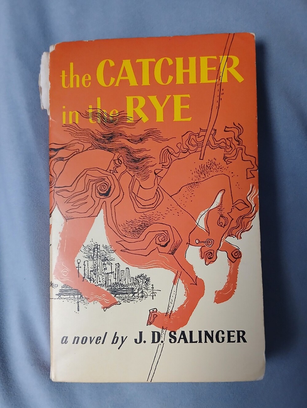 The Catcher in the Rye by J.D. Salinger Novel Book.